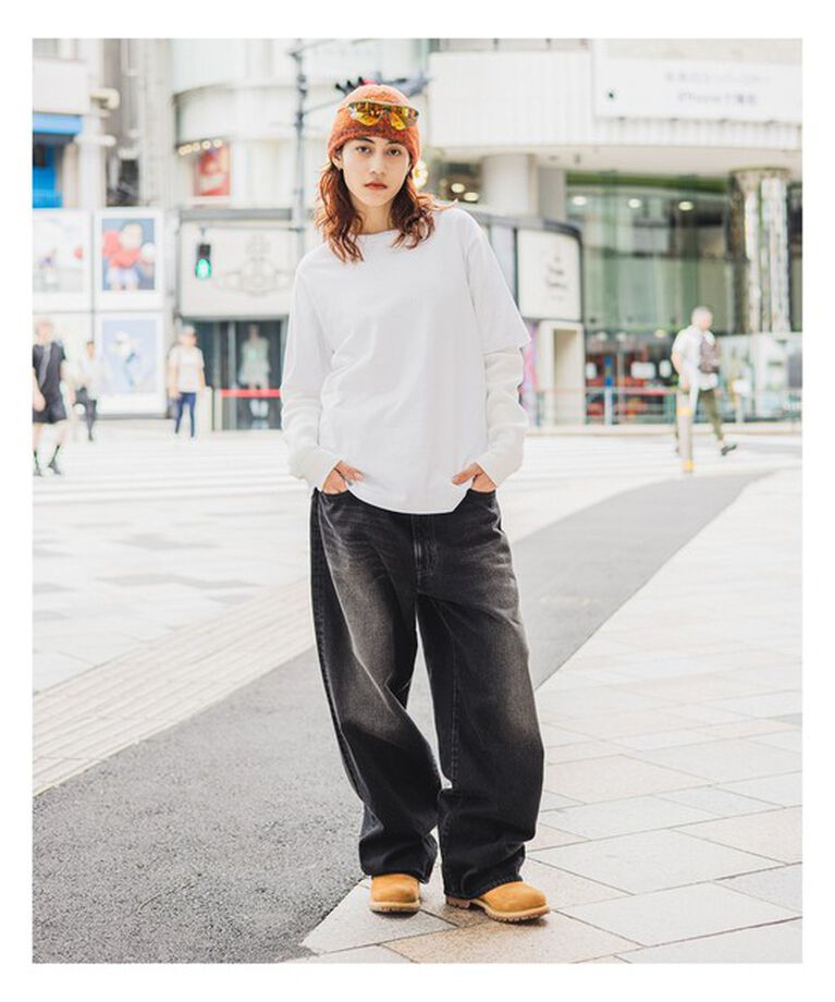 BEAMS「BEAMS / ワイドフィット デニムパンツ」|デニム|