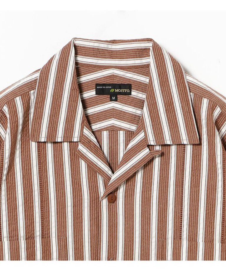 BEAMS「MOJITO / ABSHINTH SHIRT Bar.2.0 Pico Embroidery」|シャツ・ブラウス|
