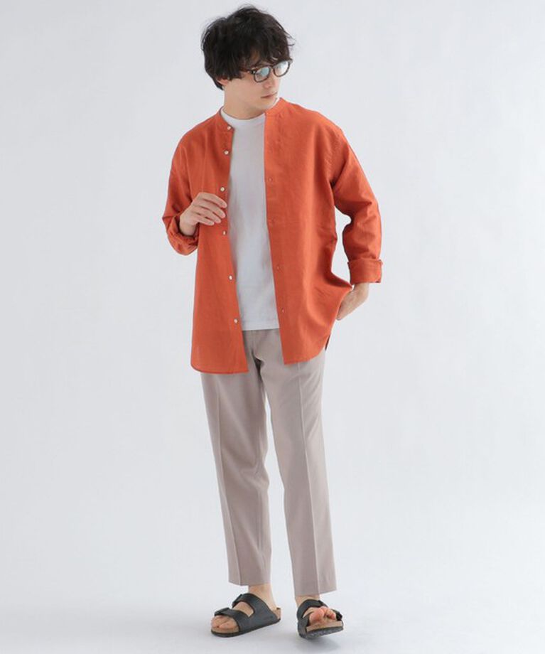 SHIPS any「SHIPS any: COOLMAX（R) アンクル テーパード パンツ ＜セットアップ対応＞◇」|スラックス|