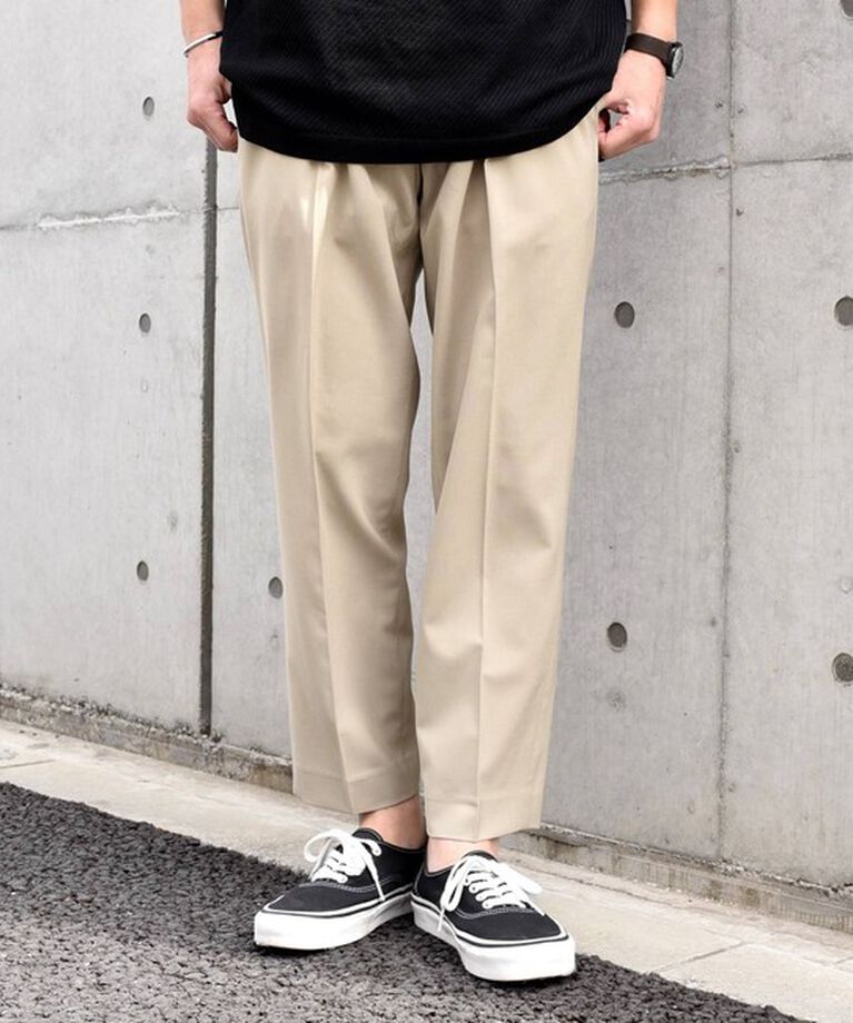 SHIPS any「SHIPS any: COOLMAX（R) アンクル テーパード パンツ ＜セットアップ対応＞◇」|スラックス|