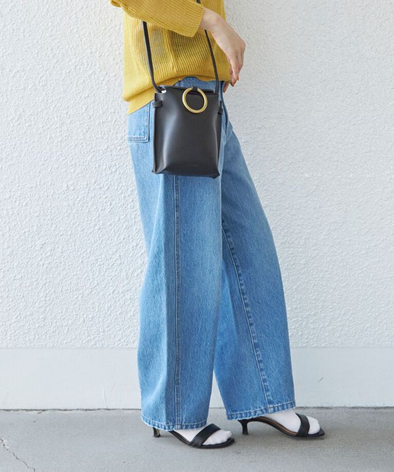 SHIPS for women「〈洗濯機可能〉カーブ デニム パンツ 23AW」|デニム|