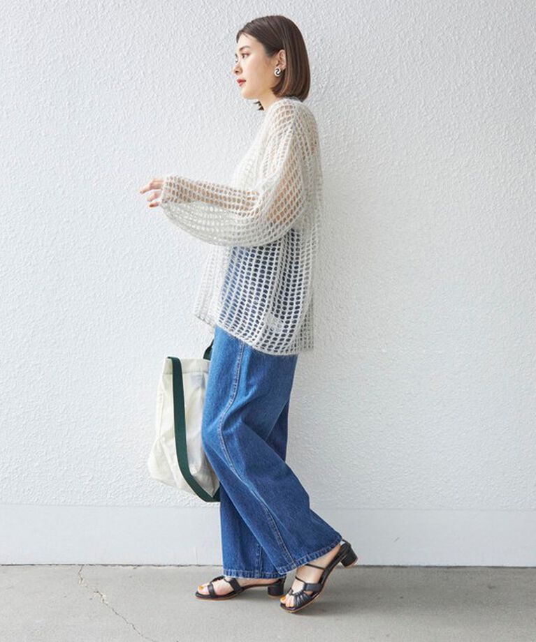 SHIPS for women「〈洗濯機可能〉カーブ デニム パンツ 23AW」|デニム|
