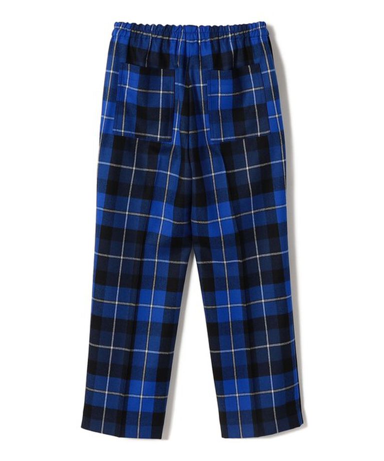 SHIPS for women「SHIPS Primary Navy Label:〈手洗い可能〉パッチ ポケット チェック パンツ」|その他|