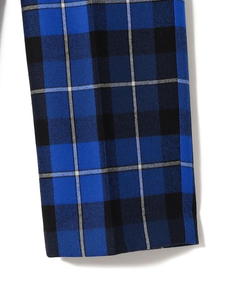 SHIPS for women「SHIPS Primary Navy Label:〈手洗い可能〉パッチ ポケット チェック パンツ」|その他|