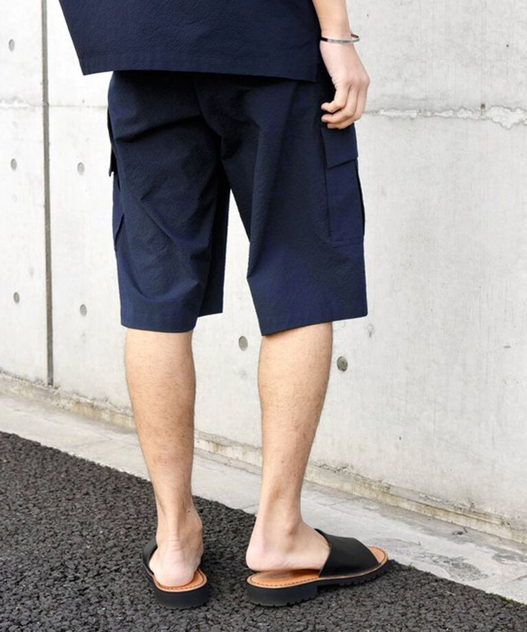 SHIPS any「SHIPS any:〈撥水・軽量・ストレッチ〉SOLOTEX(R)シアサッカー ワイド カーゴ ショーツ◇」|その他|