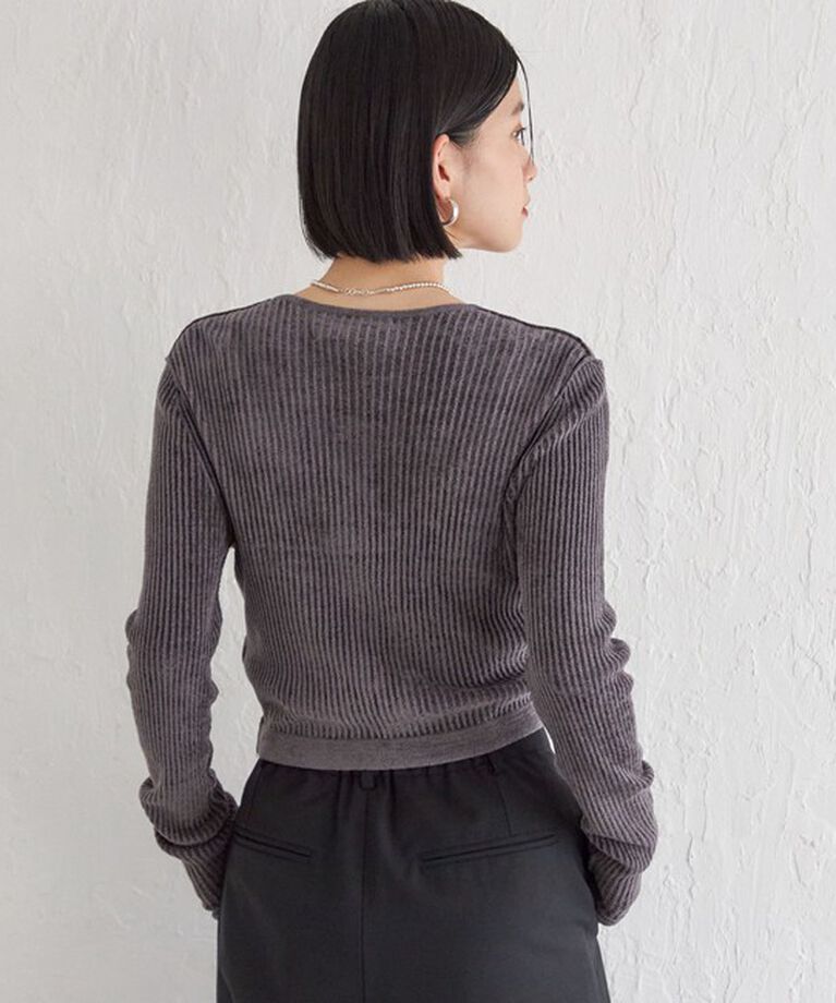SHIPS for women「Wai＋:〈手洗い可能〉1/18ホック付 カーディガン」|カーディガン|