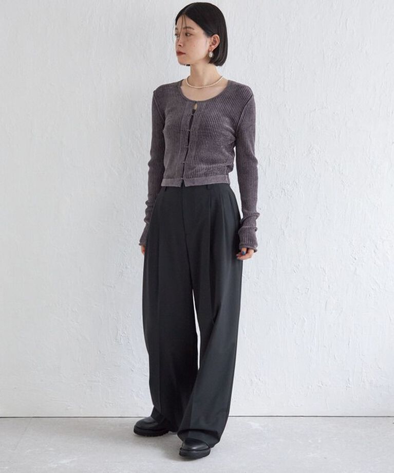 SHIPS for women「Wai＋:〈手洗い可能〉1/18ホック付 カーディガン」|カーディガン|