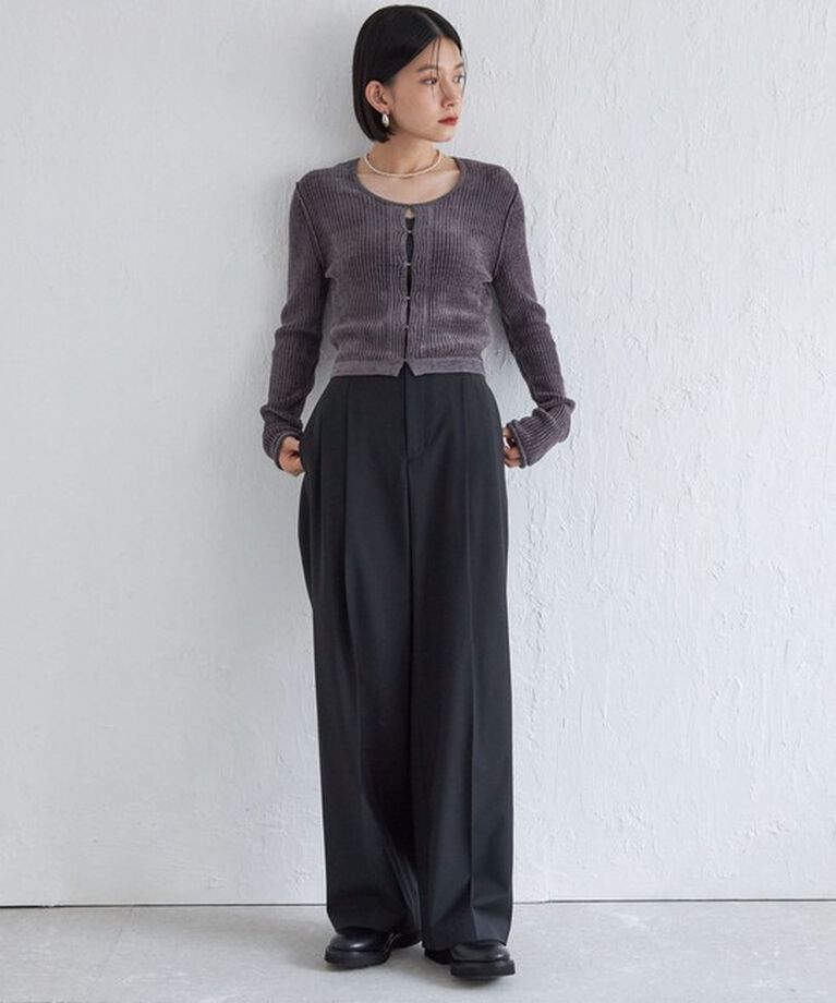 SHIPS for women「Wai＋:〈手洗い可能〉1/18ホック付 カーディガン」|カーディガン|