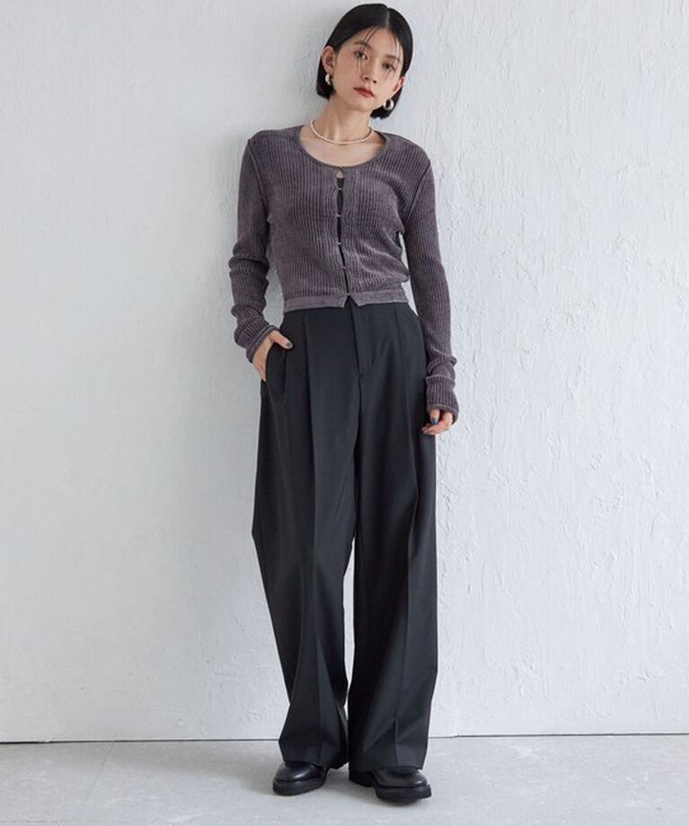 SHIPS for women「Wai＋:〈手洗い可能〉1/18ホック付 カーディガン」|カーディガン|