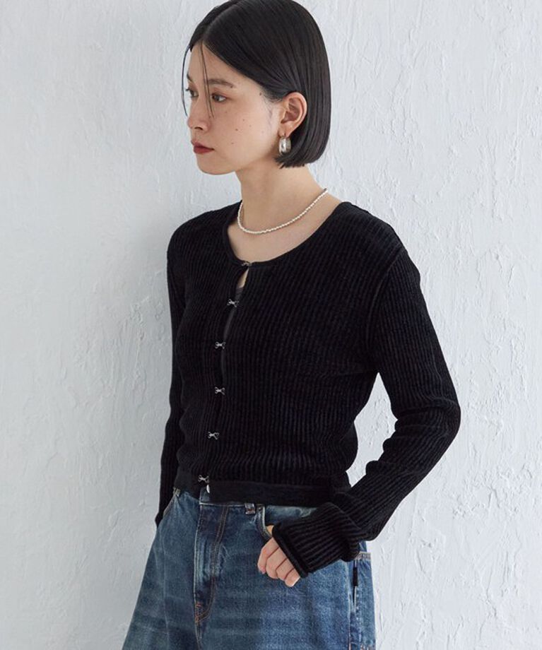 SHIPS for women「Wai＋:〈手洗い可能〉1/18ホック付 カーディガン」|カーディガン|