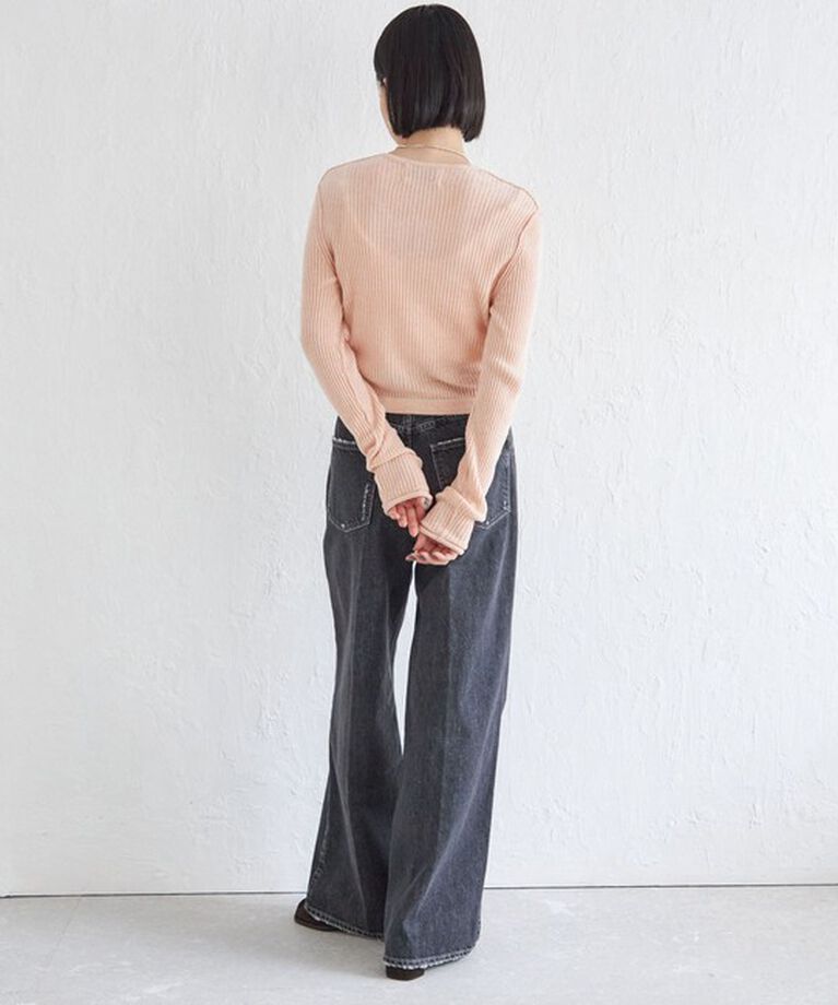 SHIPS for women「Wai＋:〈手洗い可能〉1/18ホック付 カーディガン」|カーディガン|