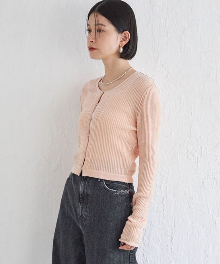 SHIPS for women「Wai＋:〈手洗い可能〉1/18ホック付 カーディガン」|カーディガン|