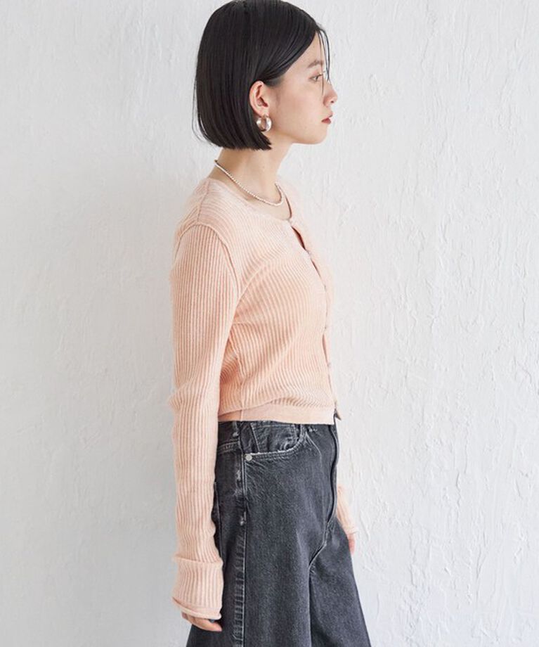 SHIPS for women「Wai＋:〈手洗い可能〉1/18ホック付 カーディガン」|カーディガン|