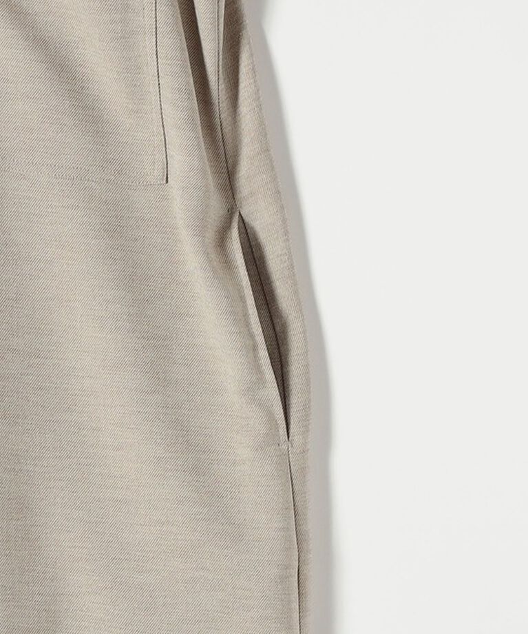 quaranciel「quaranciel:〈洗濯機可能〉ウーステッド ライク フレンチ ポケット シャツ ワンピース」|ワンピース|