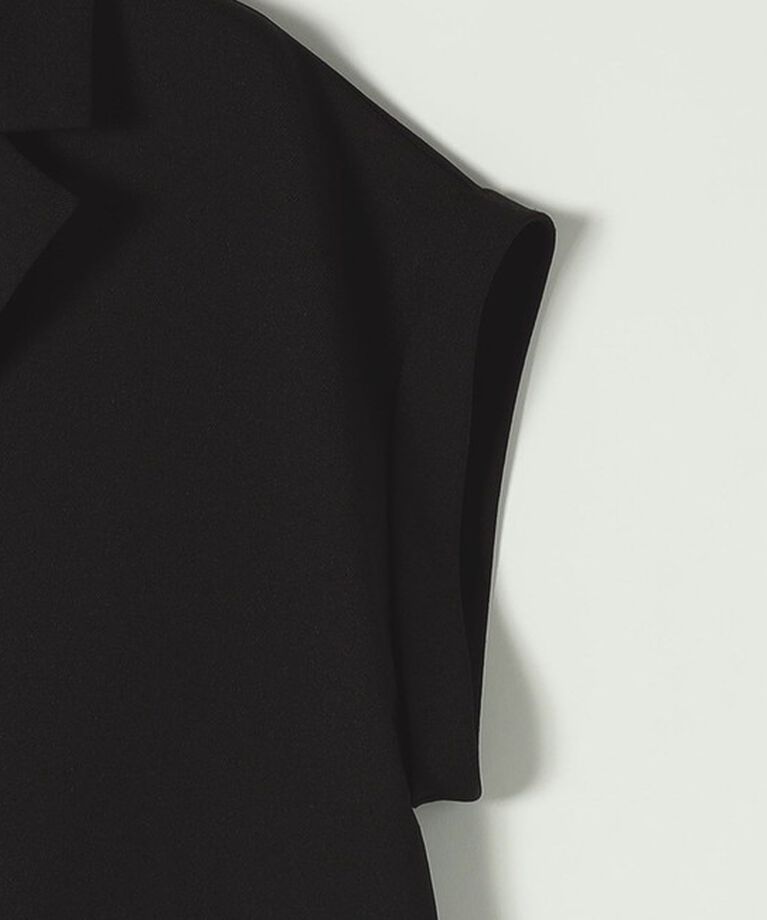 quaranciel「quaranciel: ウーステッド ライク フレンチスリーブ シャツ ジャケット」|その他|