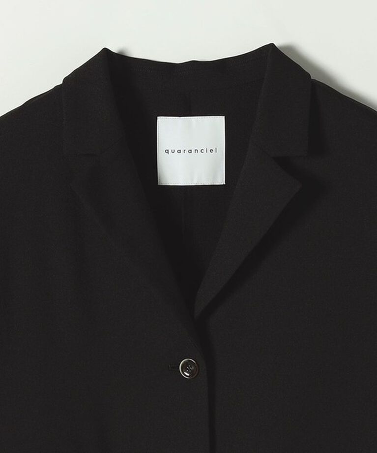 quaranciel「quaranciel: ウーステッド ライク フレンチスリーブ シャツ ジャケット」|その他|