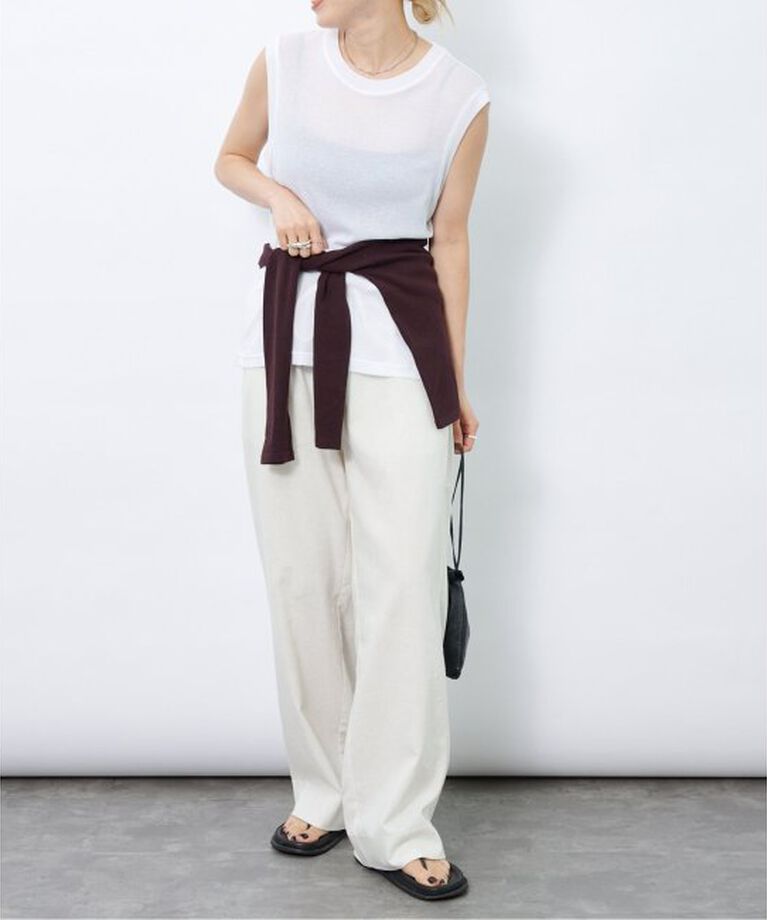 OUTDOOR PRODUCTS Usual Things「シアーリブワイドノースリ」|タンクトップ|
