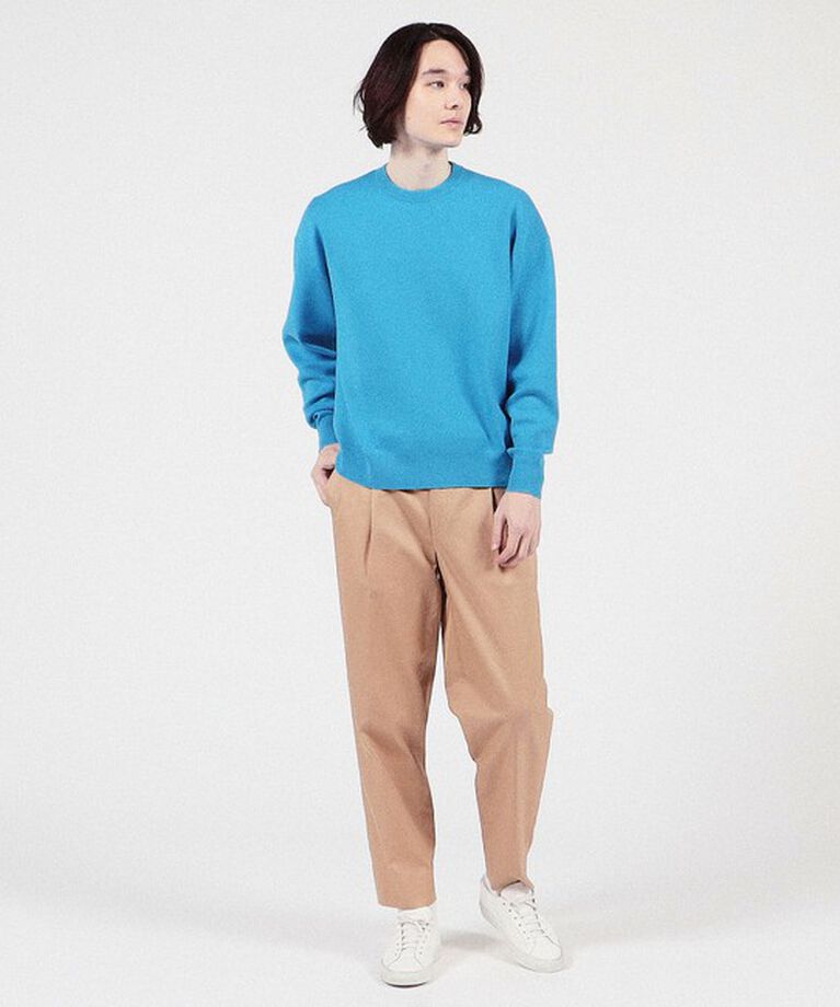 CABaN「CABaN コットンカシミヤ クルーネックプルオーバー」|ニット・セーター|