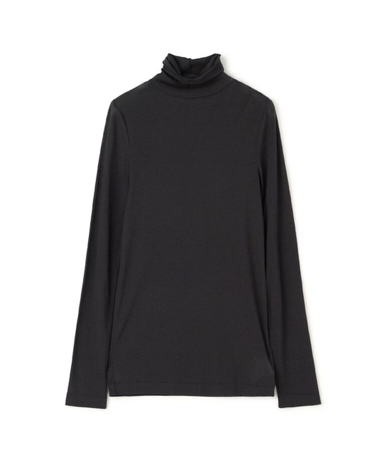 MACPHEE「シアージャージー タートルネックプルオーバー」|Tシャツ・カットソー|17 チャコールグレー