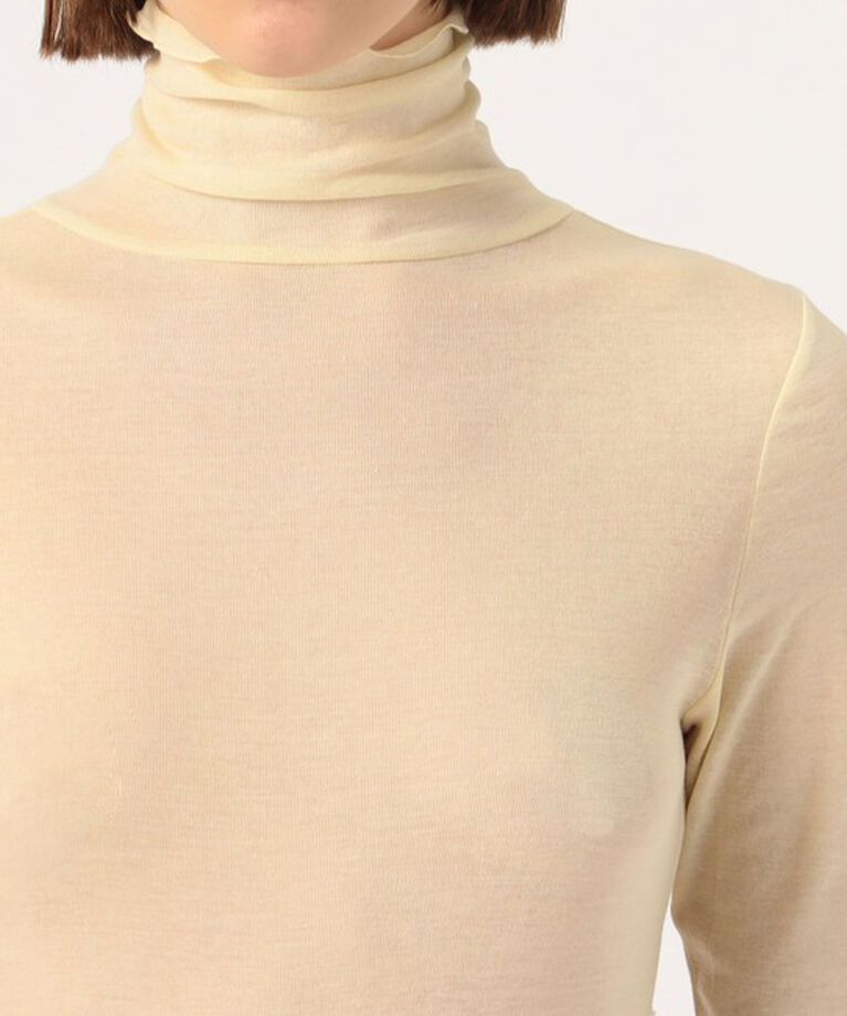 MACPHEE「シアージャージー タートルネックプルオーバー」|Tシャツ・カットソー|