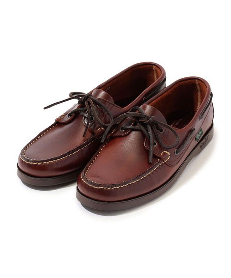 TOMORROWLAND GOODS「Paraboot BARTH レザー デッキシューズ」|デッキシューズ|49 ダークブラウン