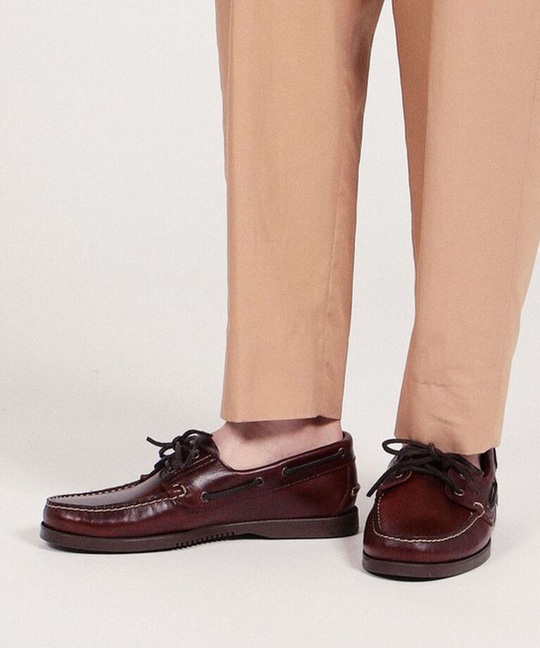 TOMORROWLAND GOODS「Paraboot BARTH レザー デッキシューズ」|デッキシューズ|