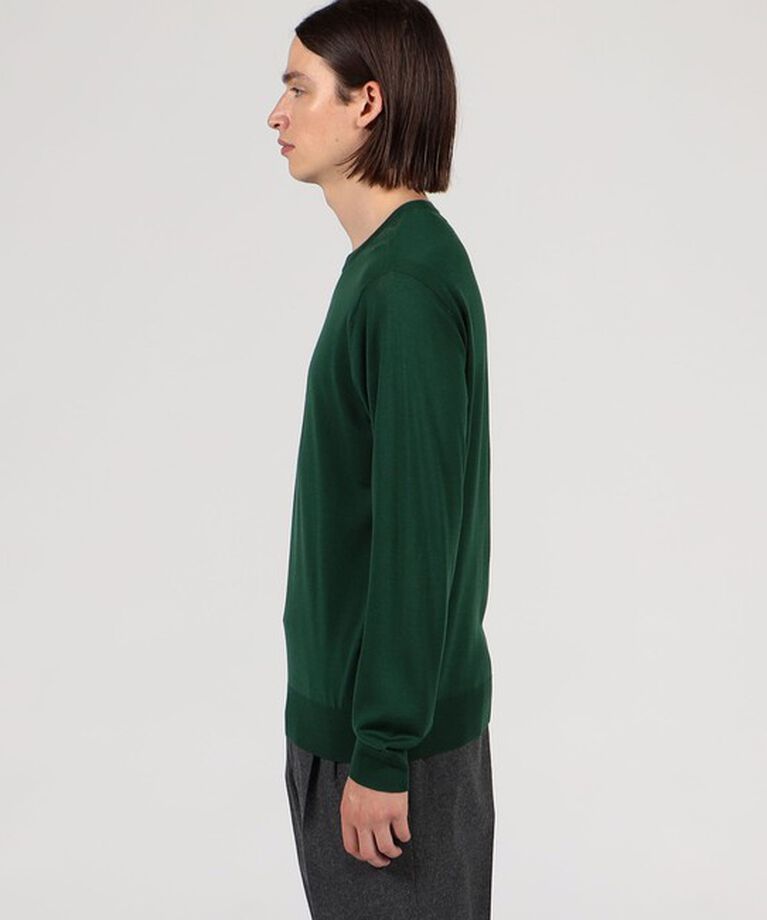 TOMORROWLAND MENS「TOMORROWLAND TRICOT スーパーファインメリノウール クルーネックプルオーバー S WOOL」|ニット・セーター|