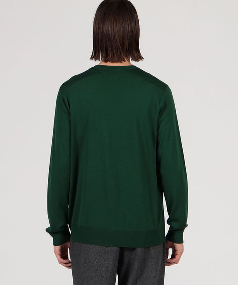 TOMORROWLAND MENS「TOMORROWLAND TRICOT スーパーファインメリノウール クルーネックプルオーバー S WOOL」|ニット・セーター|