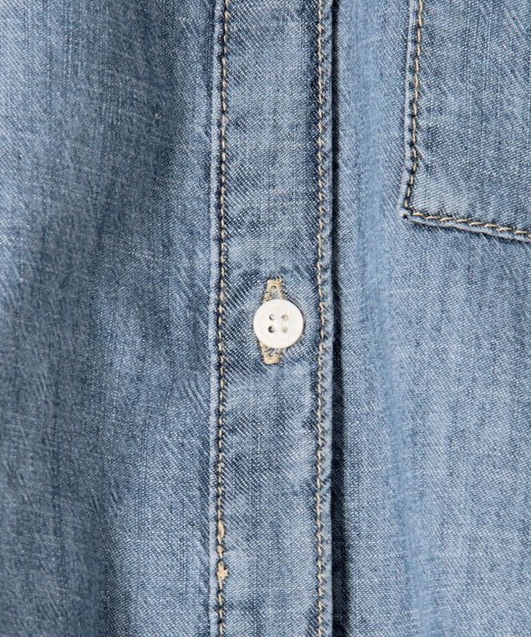 JAMES PERSE「コットンデニム ボクシーシャツ WDCS3894」|シャツ・ブラウス|