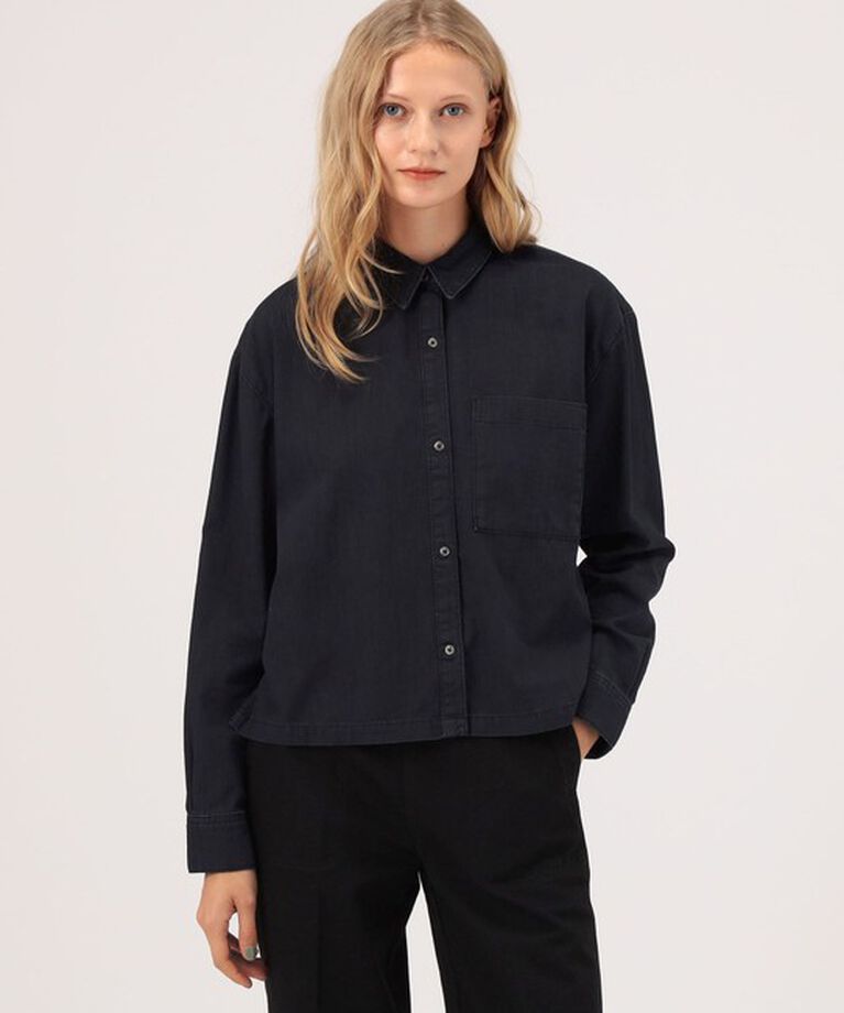 JAMES PERSE「コットンデニム ボクシーシャツ WDCS3894」|シャツ・ブラウス|