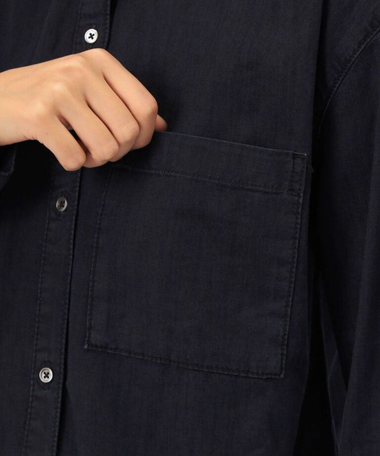 JAMES PERSE「コットンデニム ボクシーシャツ WDCS3894」|シャツ・ブラウス|