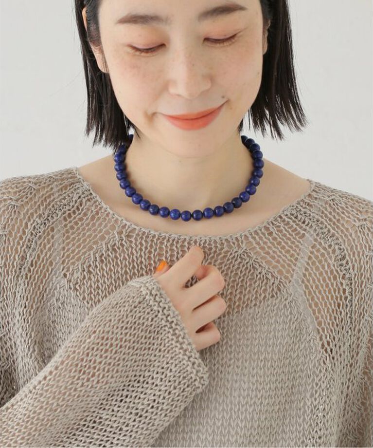  「MISHO Stone beads necklace LAPIS：ネックレス」|ネックレス|