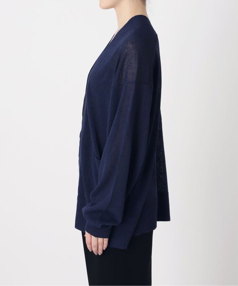 VERMEIL par iena「Linen knit topper カーディガン」|カーディガン|