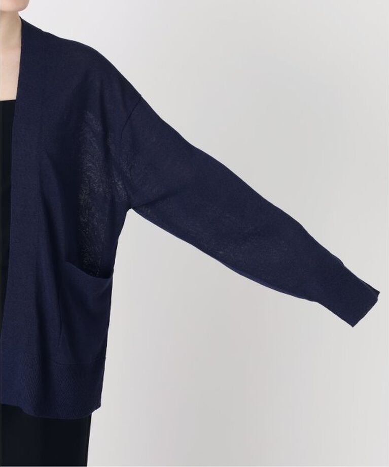 VERMEIL par iena「Linen knit topper カーディガン」|カーディガン|