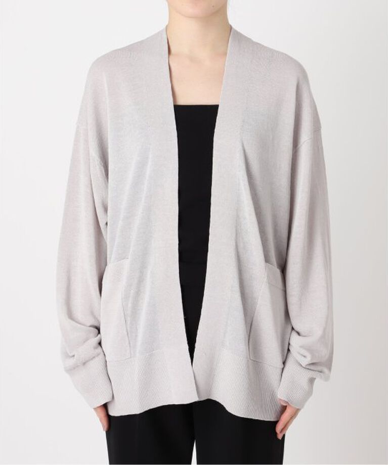 VERMEIL par iena「Linen knit topper カーディガン」|カーディガン|