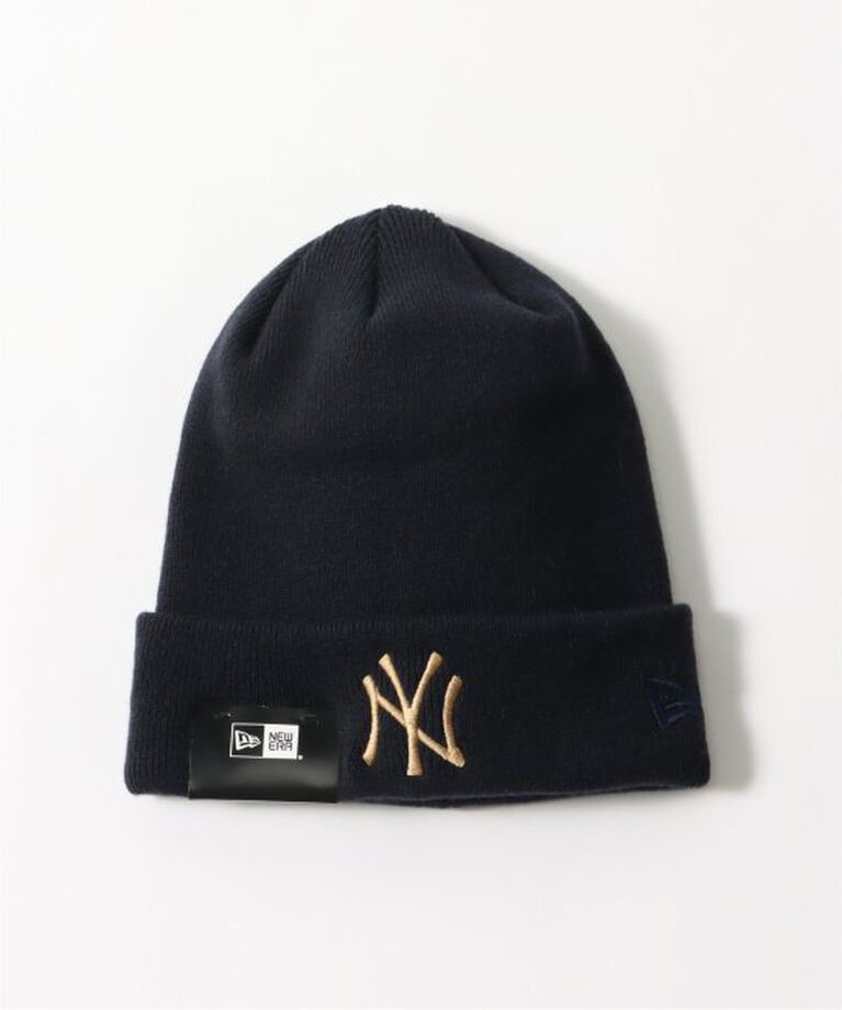 JOURNAL STANDARD「NEW ERA / 別注 Pure Cashmere Basic Knit」|ニット帽|ネイビー