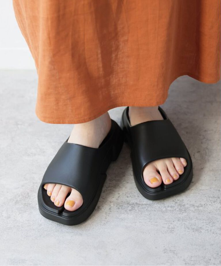 JOURNAL STANDARD relume「【Paes/ペイズ】Slide：サンダル」|サンダル|ブラック
