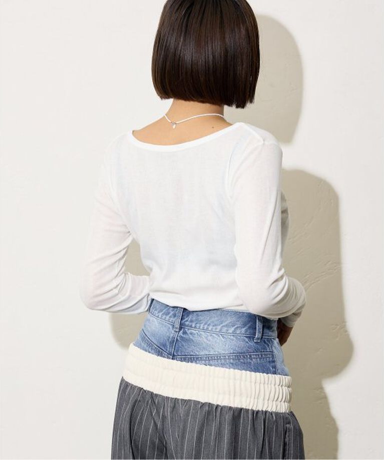 Oriens JOURNAL STANDARD「《別注》【MILLER/ミラー】Light Prib 2way PO：カットソー」|Tシャツ・カットソー|