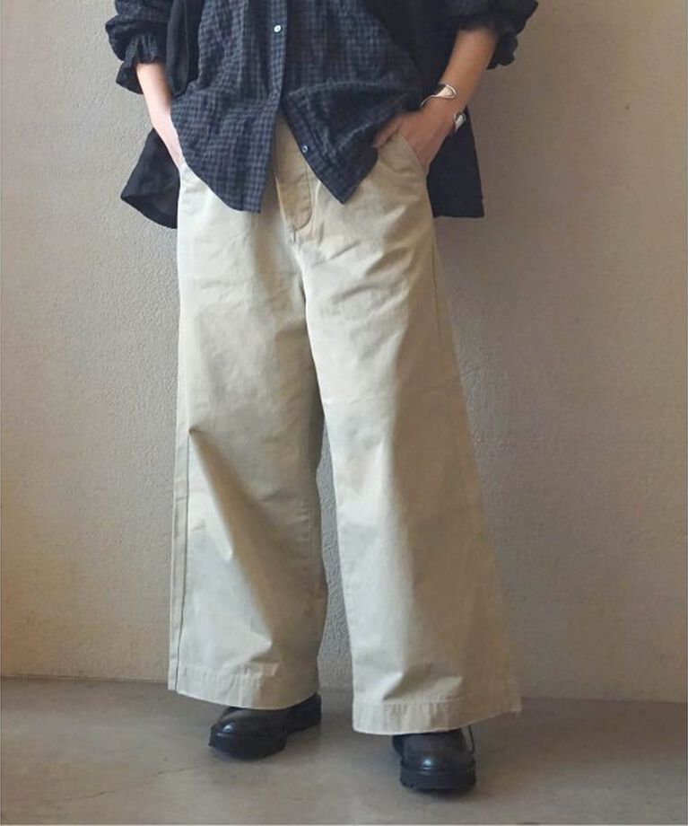 journal standard luxe「ドライワッシャー ワイドチノ」|チノ|