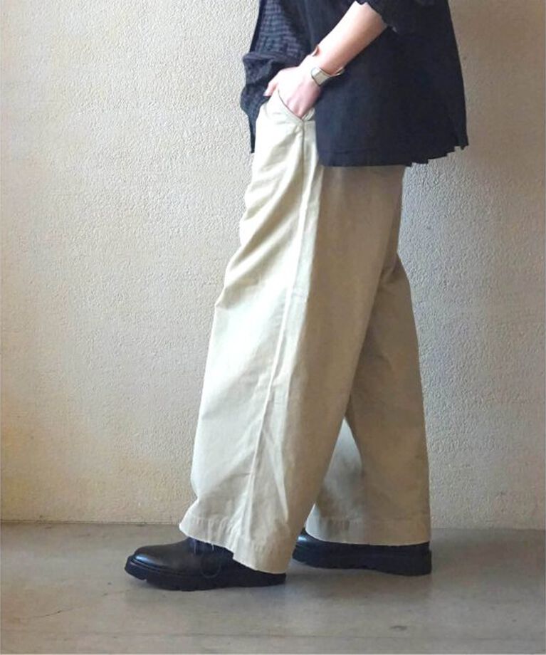 journal standard luxe「ドライワッシャー ワイドチノ」|チノ|