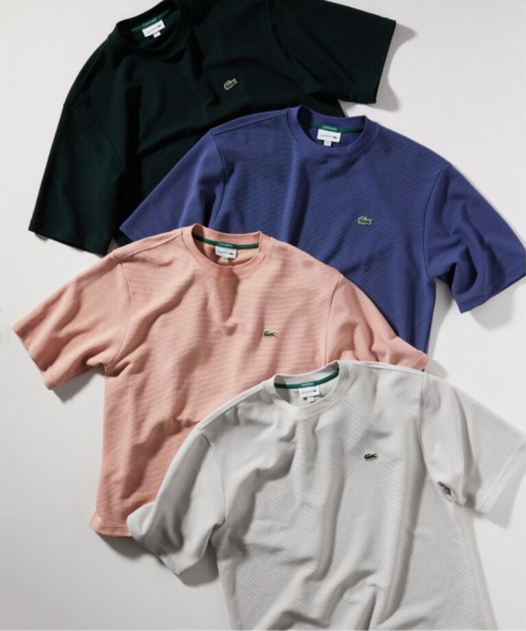 JOURNAL STANDARD relume「LACOSTE / ラコステ 別注 ワッフルTシャツ」|Tシャツ・カットソー|
