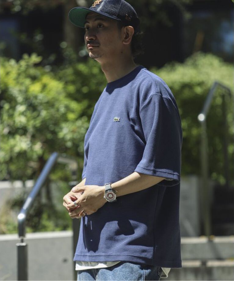 JOURNAL STANDARD relume「LACOSTE / ラコステ 別注 ワッフルTシャツ」|Tシャツ・カットソー|