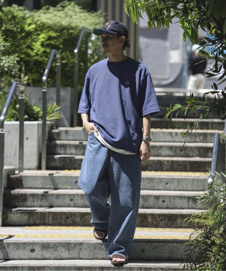 JOURNAL STANDARD relume「LACOSTE / ラコステ 別注 ワッフルTシャツ」|Tシャツ・カットソー|