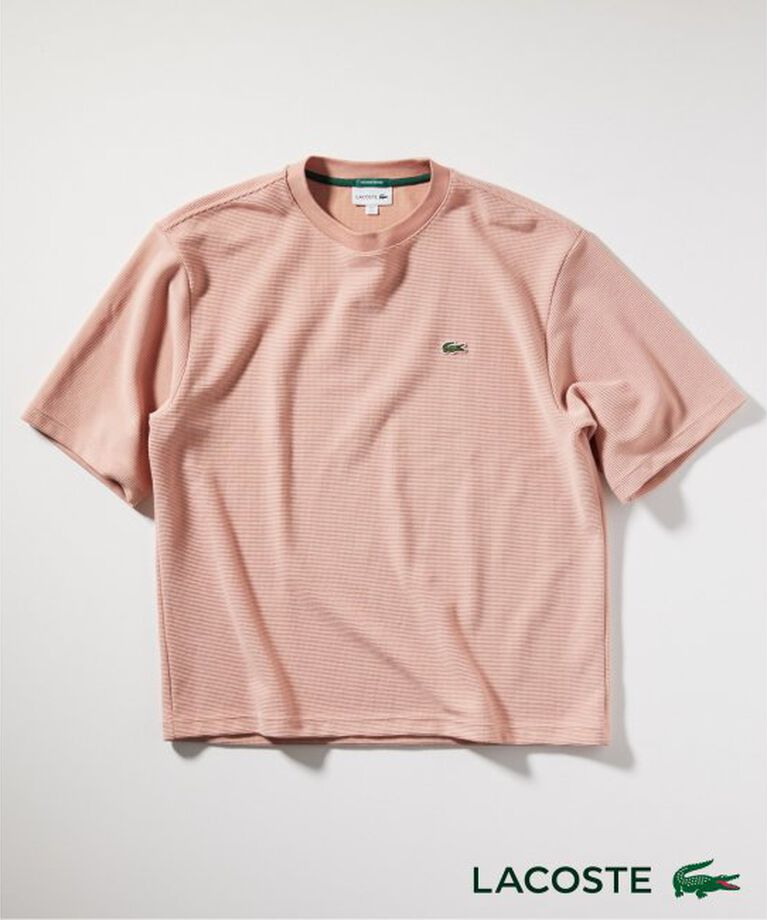 JOURNAL STANDARD relume「LACOSTE / ラコステ 別注 ワッフルTシャツ」|Tシャツ・カットソー|ピンク