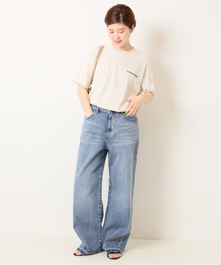 Spick and Span「5 1/2 LOOSE-STRAIGHT DENIM」|デニム|