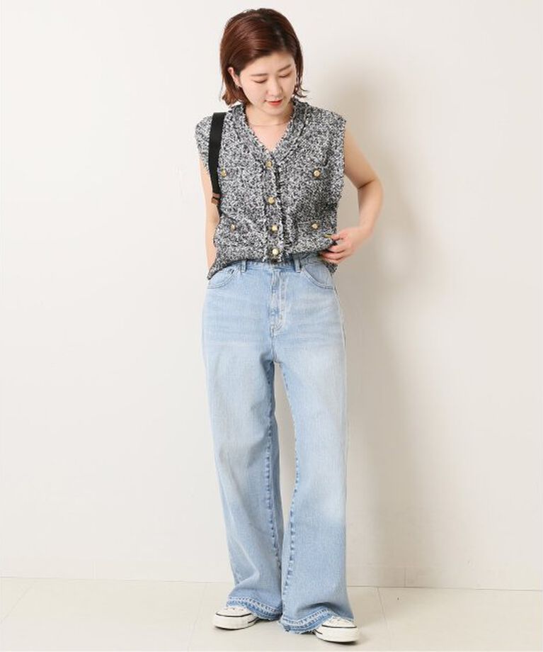 Spick and Span「5 1/2 LOOSE-STRAIGHT DENIM」|デニム|