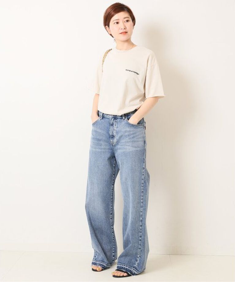 Spick and Span「5 1/2 LOOSE-STRAIGHT DENIM」|デニム|
