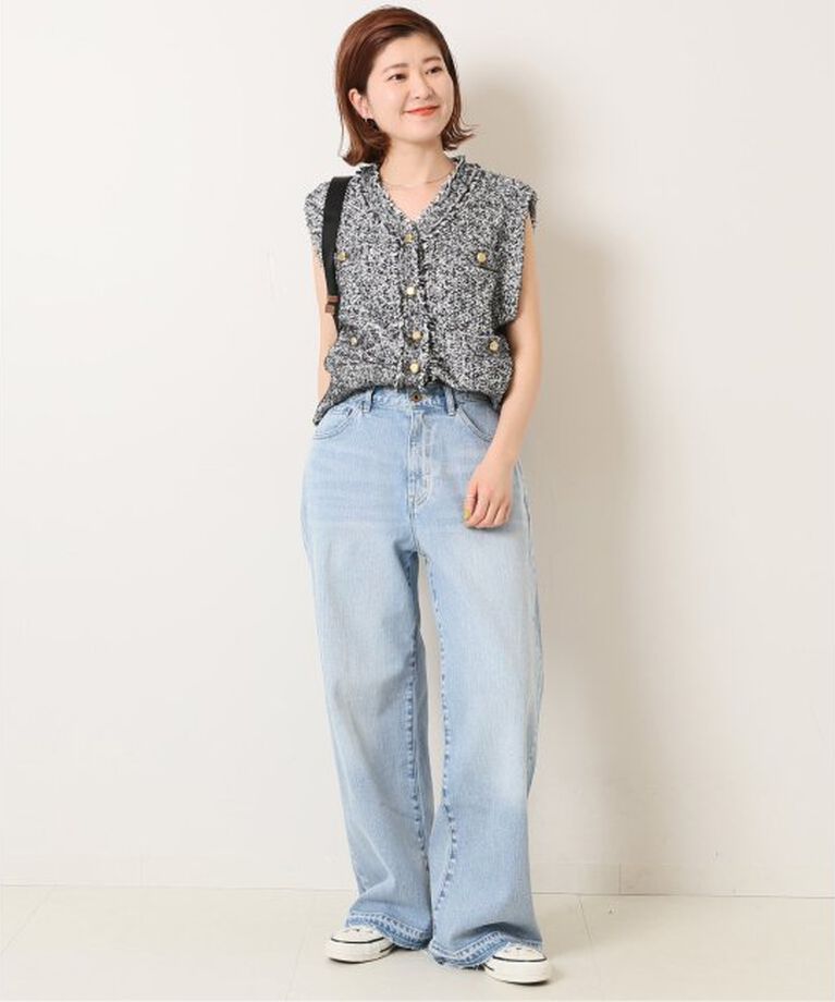 Spick and Span「5 1/2 LOOSE-STRAIGHT DENIM」|デニム|