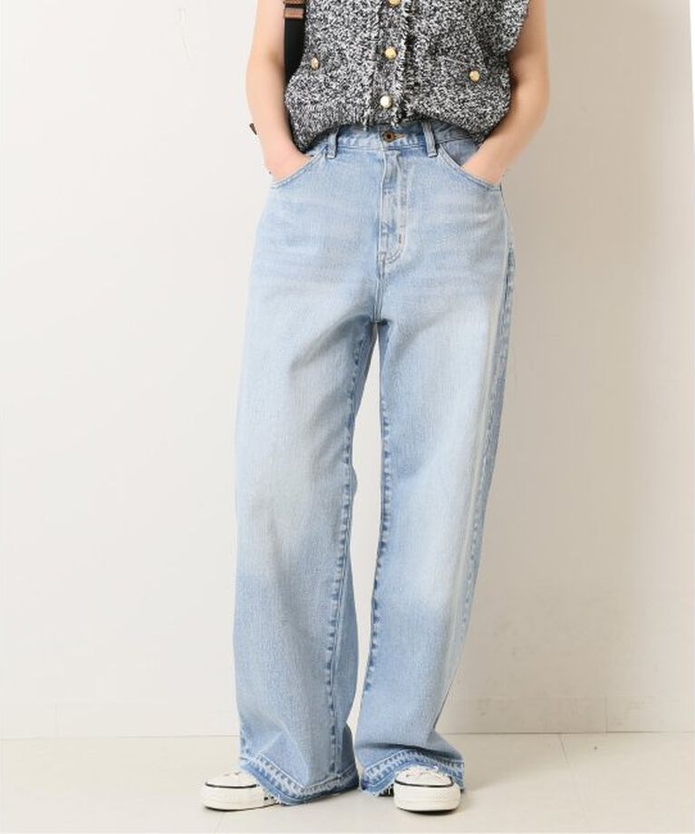 Spick and Span「5 1/2 LOOSE-STRAIGHT DENIM」|デニム|