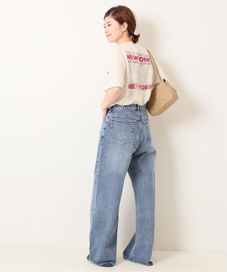 Spick and Span「5 1/2 LOOSE-STRAIGHT DENIM」|デニム|